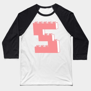 THE LETTER S, Customize My Minifig Baseball T-Shirt